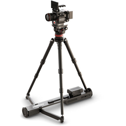 Edelkrone DollyPLUS Pro motorised tabletop dolly for precise, repeatable camera movement.