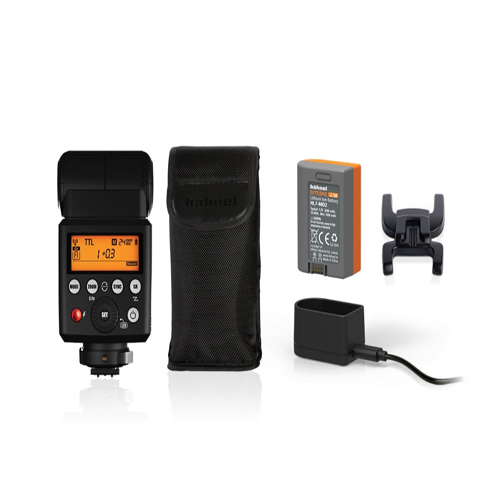 This Hahnel Modus 360RT camera flash is 4x faster than AA powered speedlights.