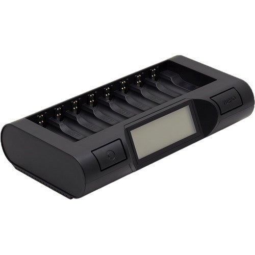 Powerex MH-C980 8-Cell Turbo Battery Charger & Analyser for AA/AAA NiMH batteries.