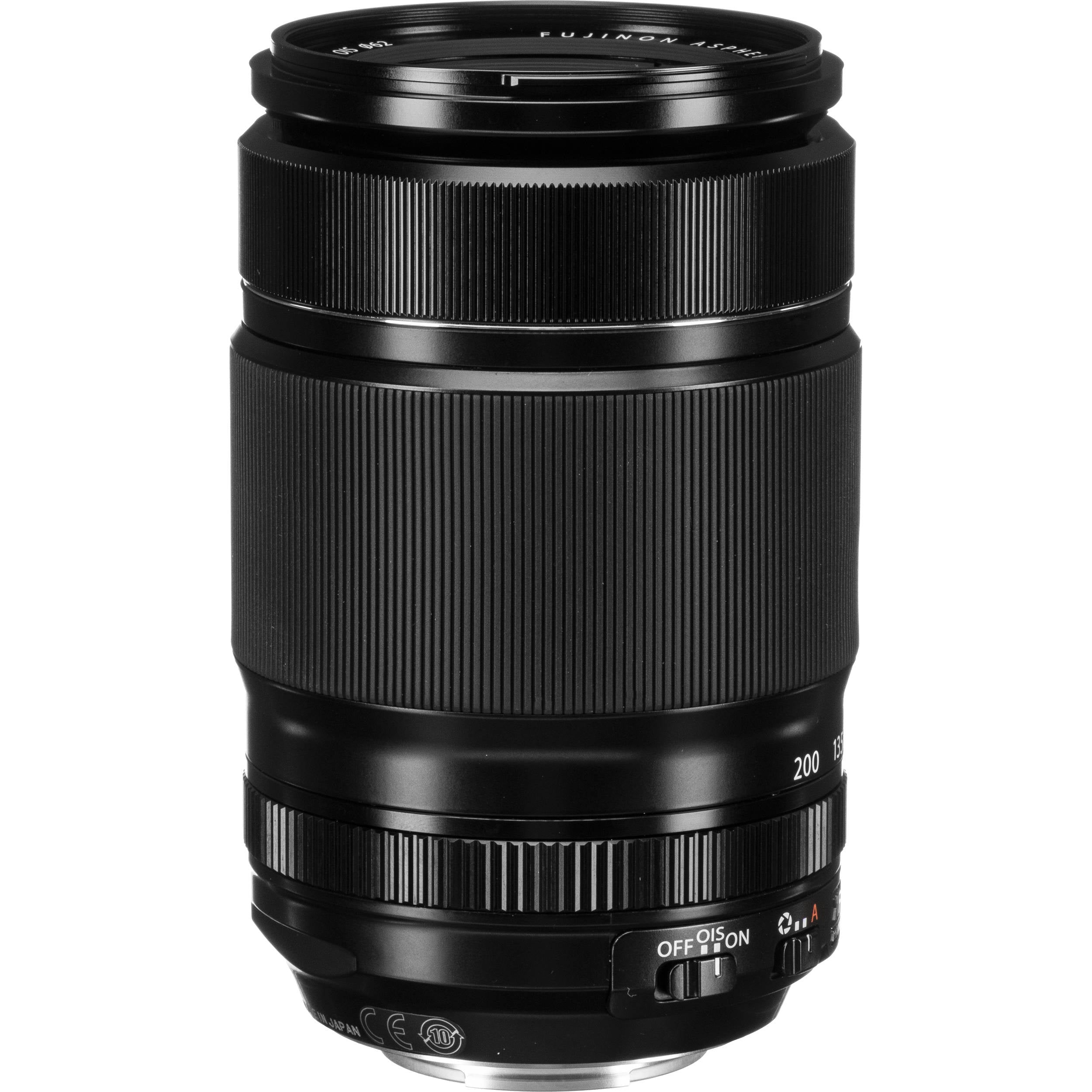 Fujifilm XF 55-200mm f/3.5-4.8 R LM OIS telephoto zoom lens with optical image stabilization, fast autofocus, and 84-305mm equivalent focal length for X-mount mirrorless cameras.