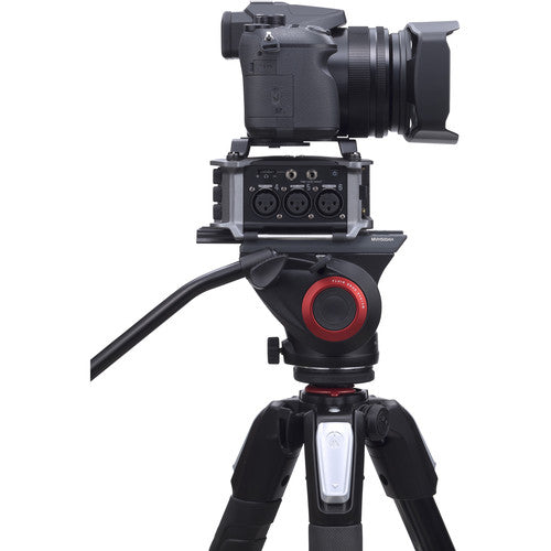 Zoom F6 Field Recorder with 6 XLR inputs and 32-bit float audio recording for professional film and field sound.