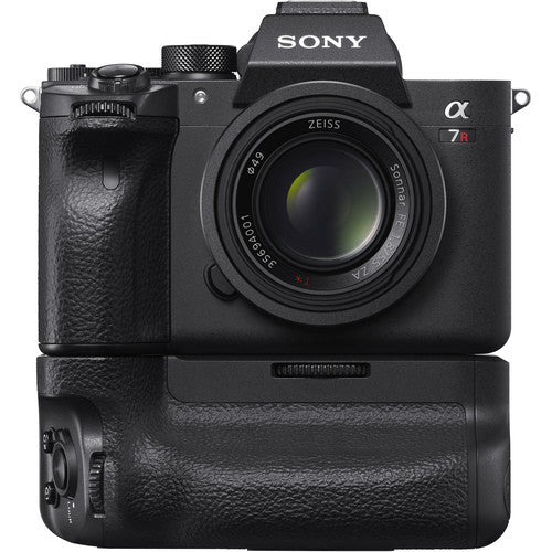 Sony VG-C4EM Vertical Grip for α9 II and α7R IV cameras. Extends battery life, improves grip, and provides vertical shooting controls.