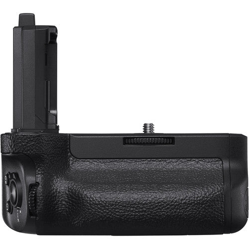 Sony VG-C4EM Vertical Grip for α9 II and α7R IV cameras. Extends battery life, improves grip, and provides vertical shooting controls.