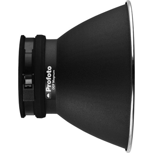 Profoto OCF Magnum Reflector for powerful, focused light output with portable flash systems.