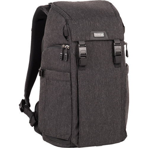 Think Tank Urban Access 13 backpack — stylish black daypack with side-access camera section and padded laptop compartment.