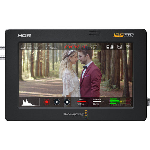Blackmagic Design Video Assist 5-Inch 12G-SDI/HDMI HDR monitor and recorder for professional 4K workflows.