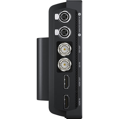 Blackmagic Design Video Assist 7-Inch 12G-SDI/HDMI HDR monitor and recorder for professional 4K video workflows.