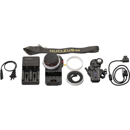 Tilta Nucleus-M Wireless Lens Control System Kit 1 with motor and hand unit.