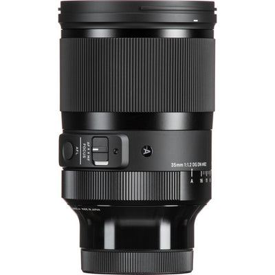 Sigma 35mm f/1.2 DG DN Art Lens for Sony E — premium full-frame lens with f/1.2 aperture, outstanding sharpness, and creamy bokeh.