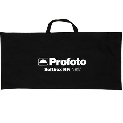 Profoto RFi 1x4 ft strip softbox for soft, directional studio lighting.