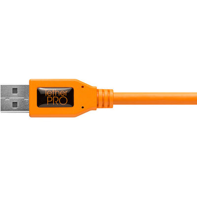 Tether Tools TetherPro Right Angle Adaptor USB 3.0 to USB-C (50 cm) for secure tethered camera connection.
