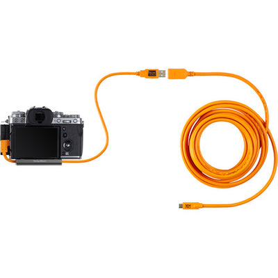 Tether Tools TetherPro Right Angle Adaptor USB 3.0 to USB-C (50 cm) for secure tethered camera connection.
