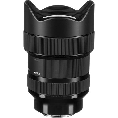 Sigma 14-24mm f/2.8 DG DN Art ultra-wide-angle zoom lens for full-frame mirrorless cameras with 18 optical elements including FLD and SLD elements, advanced coatings to reduce flare and ghosting, dust and splash-proof design, and an 11-blade rounded diaphragm for smooth bokeh.