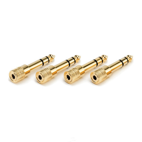 Four high-quality adaptors, ideal for converting and connecting headphones.