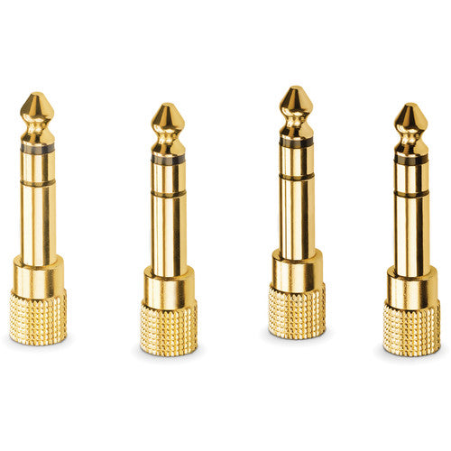 Four high-quality adaptors, ideal for converting and connecting headphones.