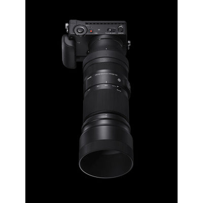 Sigma 100-400mm f/5-6.3 DG DN telephoto zoom lens for full-frame mirrorless cameras with contemporary design.