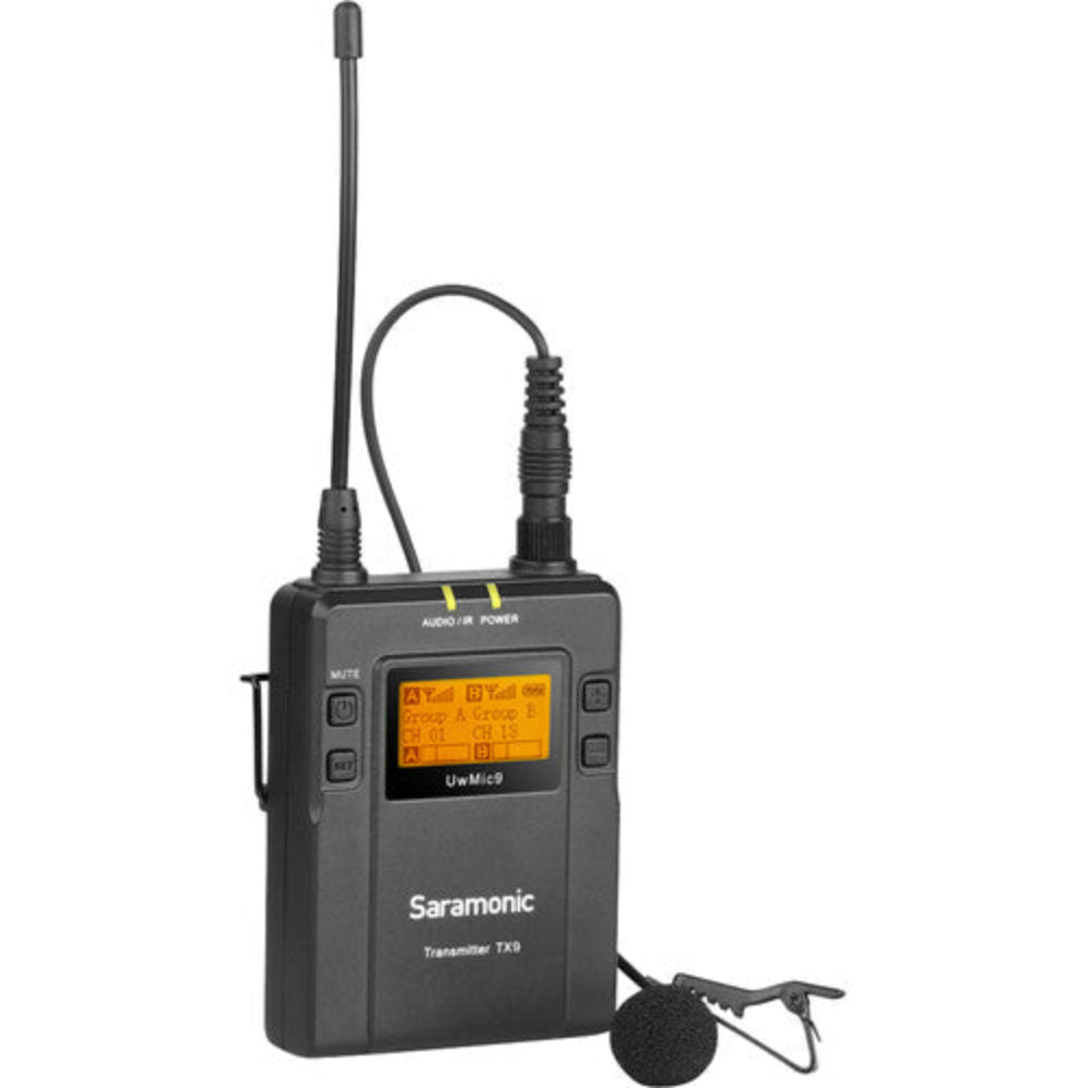 This 2-person wireless lavalier microphone system provides vloggers and content creators with a cost-effective yet quality and easy-to-use UHF system.