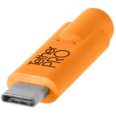 Tether Tools TetherPro Right Angle Adaptor USB 3.0 to USB 3.0 Micro-B 5-Pin (50 cm) for secure tethered camera connection.