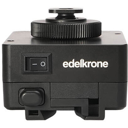 Edelkrone Power Module (V-Mount) for powering multiple devices using a single V-Mount battery.
