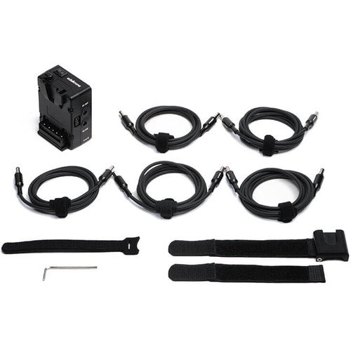 Edelkrone Power Module (V-Mount) for powering multiple devices using a single V-Mount battery.