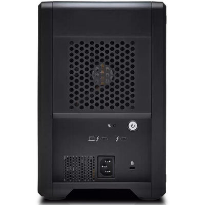 SanDisk Professional G-RAID Shuttle 4 24TB RAID storage with Thunderbolt 3, aluminium chassis, and four 6TB drives.