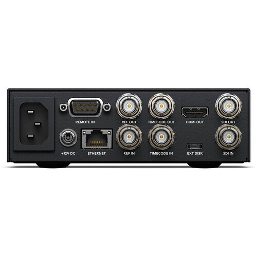 Blackmagic Design HyperDeck Studio HD Mini professional SD/HD recorder with dual SD card slots.