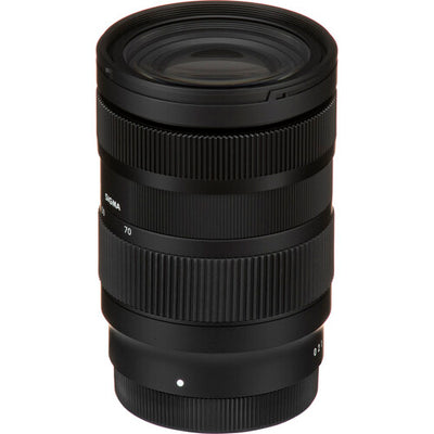 Sigma 28-70mm f/2.8 DG DN Contemporary standard zoom lens for full-frame mirrorless cameras featuring constant f/2.8 aperture, advanced optics, and compact lightweight design.