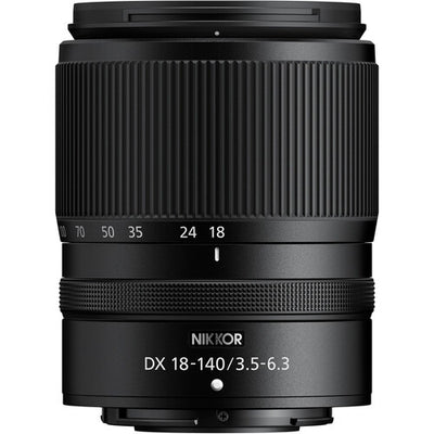 Use this 18-140mm f/3.5-6.3 VR lens to capture a wide variety of subjects with high portability from landscapes to portraits for both stills and video.