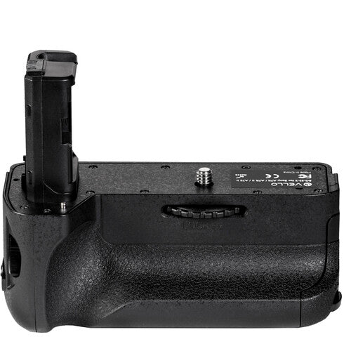 Sony VG-C2EM Battery Grip for a7 II, a7R II, and a7S II, extending battery life and providing ergonomic support for vertical shooting.