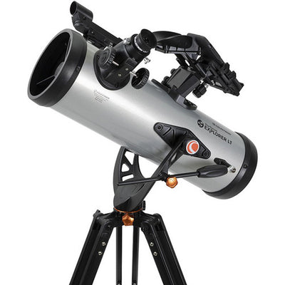 Telescope on a white background