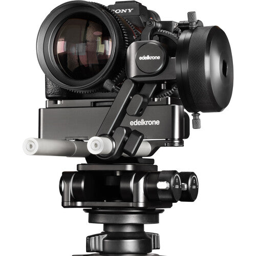 Edelkrone FocusONE v2 Follow Focus System with front marker disk for precise manual focus control.