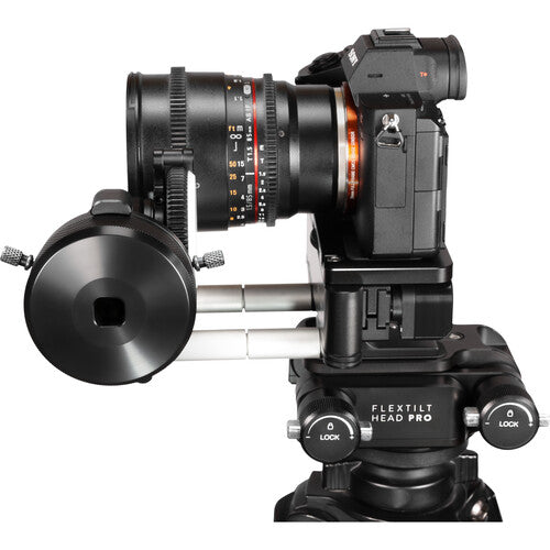 Edelkrone FocusONE v2 Follow Focus System with front marker disk for precise manual focus control.