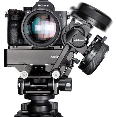 Edelkrone FocusONE v2 Follow Focus System with front marker disk for precise manual focus control.