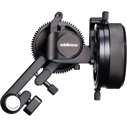 Edelkrone FocusONE v2 Follow Focus System with front marker disk for precise manual focus control.