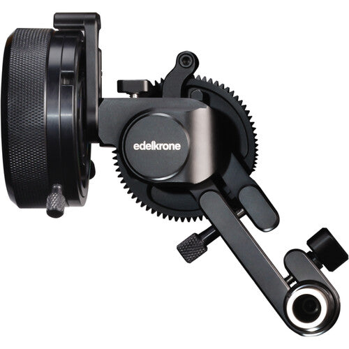 Edelkrone FocusONE v2 Follow Focus System with front marker disk for precise manual focus control.
