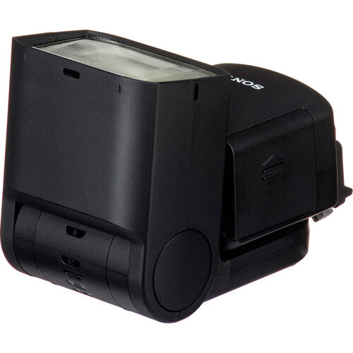 Sony HVL-F60RM2 professional wireless flash with GN60 output, radio control, and bounce system for Sony Alpha cameras.