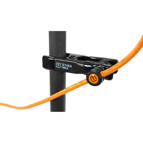 Tether Tools TetherGuard Thread Mount Support with magnetic quick-release on white background.