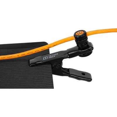 Tether Tools TetherGuard Thread Mount Support with magnetic quick-release on white background.