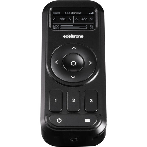 Edelkrone Controller v2 for precise control of sliders, pan-tilt heads, and motorised motion systems.