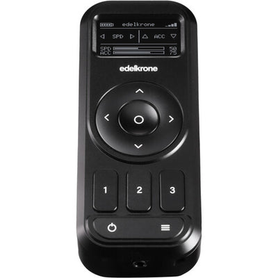 Edelkrone Controller v2 for precise control of sliders, pan-tilt heads, and motorised motion systems.