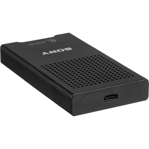 Sony MRW-G1 CFexpress Type B and XQD card reader with USB 3.1 Gen 2 Type-C interface.