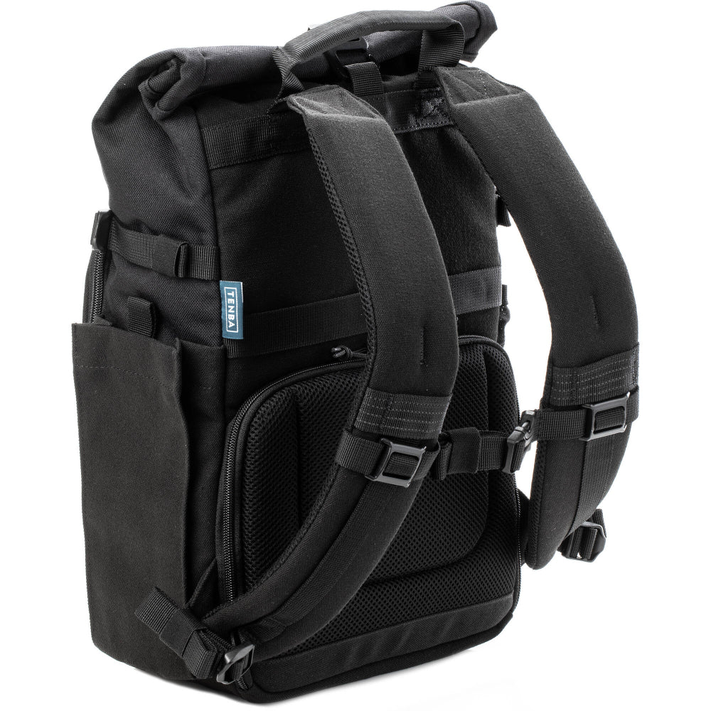 The Backpack combines style with modern functionality, it offers secure camera storage, expandable rolltop design, and space for gear.