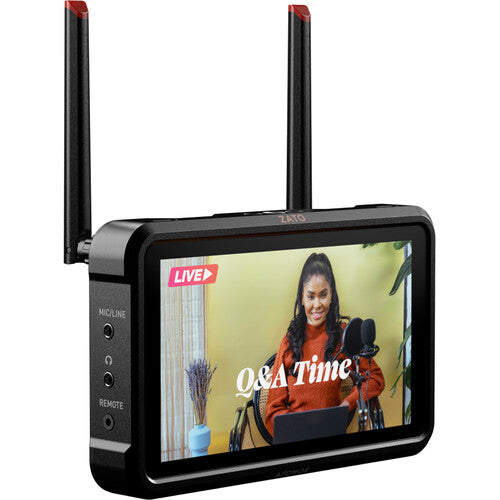 Atomos ZATO Connect – compact 5-inch streaming monitor with HDMI and USB connectivity.