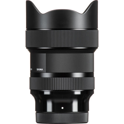 Sigma 14-24mm f/2.8 DG DN Art ultra-wide-angle zoom lens for full-frame mirrorless cameras with 18 optical elements including FLD and SLD elements, advanced coatings to reduce flare and ghosting, dust and splash-proof design, and an 11-blade rounded diaphragm for smooth bokeh.