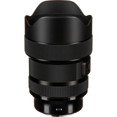 Sigma 14-24mm f/2.8 DG DN Art ultra-wide-angle zoom lens for full-frame mirrorless cameras with 18 optical elements including FLD and SLD elements, advanced coatings to reduce flare and ghosting, dust and splash-proof design, and an 11-blade rounded diaphragm for smooth bokeh.