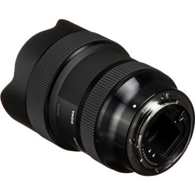 Sigma 14-24mm f/2.8 DG DN Art ultra-wide-angle zoom lens for full-frame mirrorless cameras with 18 optical elements including FLD and SLD elements, advanced coatings to reduce flare and ghosting, dust and splash-proof design, and an 11-blade rounded diaphragm for smooth bokeh.