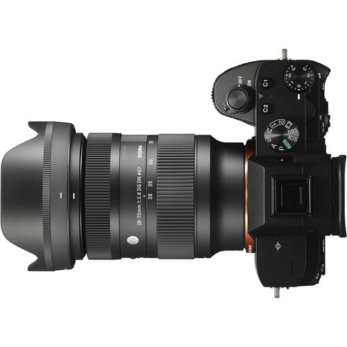 Sigma 28-70mm f/2.8 DG DN Contemporary standard zoom lens for full-frame mirrorless cameras featuring constant f/2.8 aperture, advanced optics, and compact lightweight design.