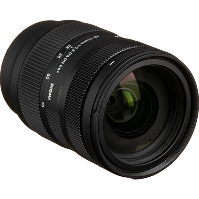 Sigma 28-70mm f/2.8 DG DN Contemporary standard zoom lens for full-frame mirrorless cameras featuring constant f/2.8 aperture, advanced optics, and compact lightweight design.