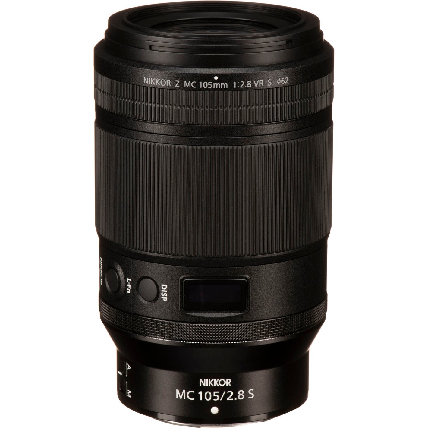 Nikon Z MC 105mm f2.8 VR S is an S-line macro lens that provides a versatile 105mm focal length, a close working distance, and a true 1:1 reproduction ratio.