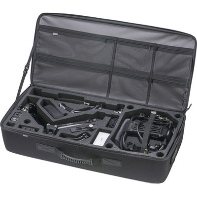 Tilta Float Handheld Gimbal Support System for DJI RS 2 with V-Mount battery for balanced and extended shooting.